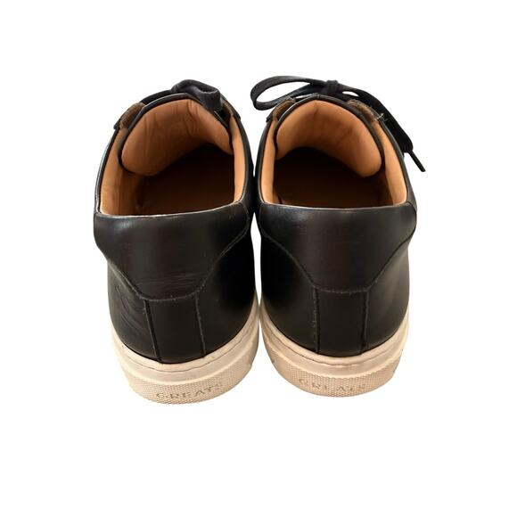 Greats Brooklyn The Royale Shoes Size 10.5 Leather Sneakers Preppy Casual Black main image 10